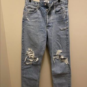 Womens Agolde 90’s Mid Rise Loose Fit Size 29 in Fall Out